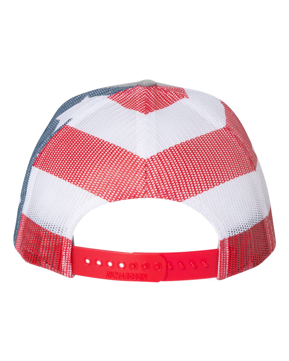 Grey and American Flag Trucker Hat